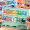 Magnetic Number & Color Sorting Wooden Puzzle for Kids