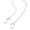 Verte 925 Silver Mini Rizi Necklace  Long Ver. 