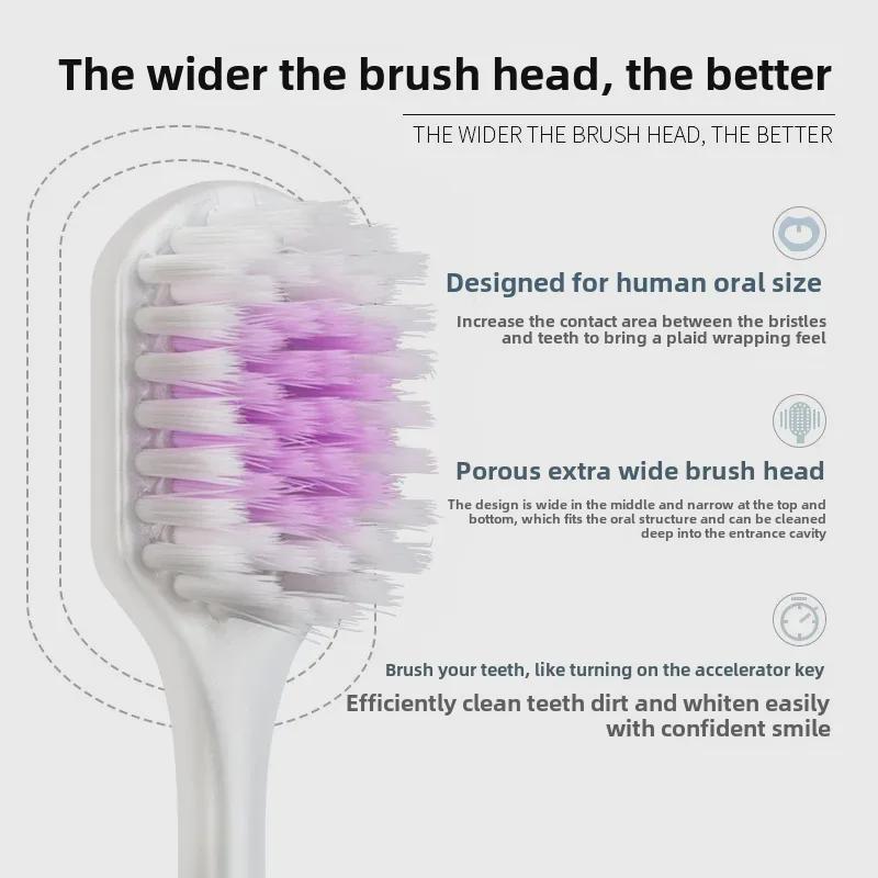 Szczoteczka do zębów Sam's Club dla par z miękkim włosiem i szeroką główką