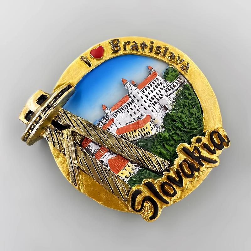 The Slovak Republic Fridge Stickers Bratislava Travel Souvenirs Pezinok Fridge Magnets Home Decoration Wedding Gifts