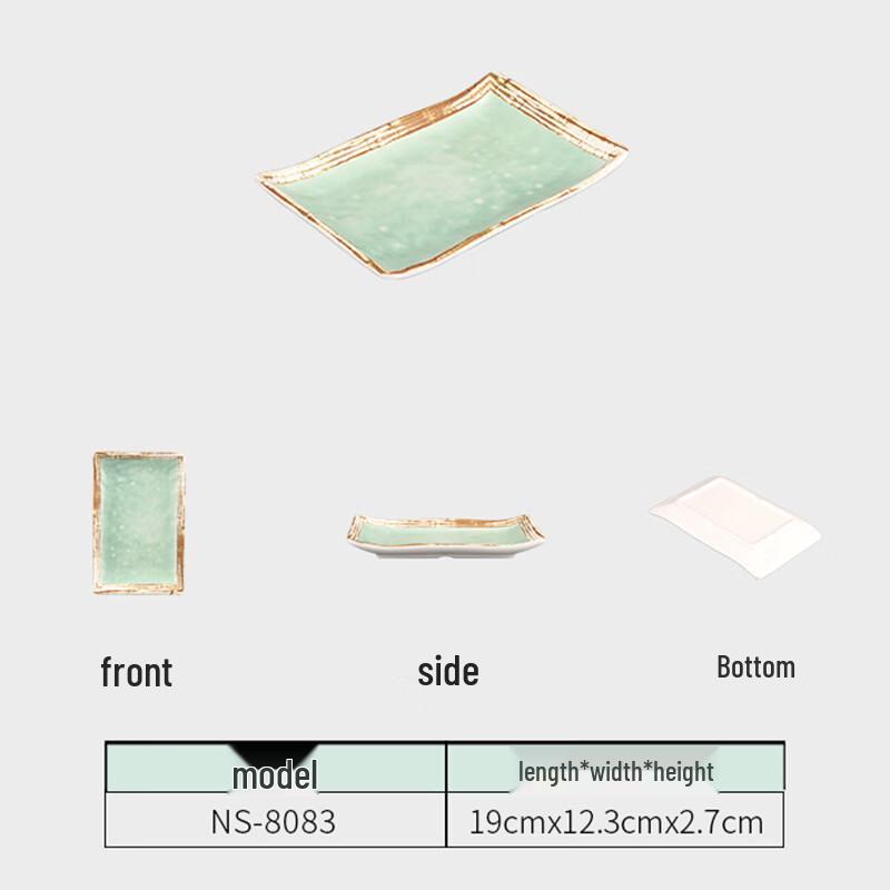 Elegant Japanese Bone China Round Salad Plate