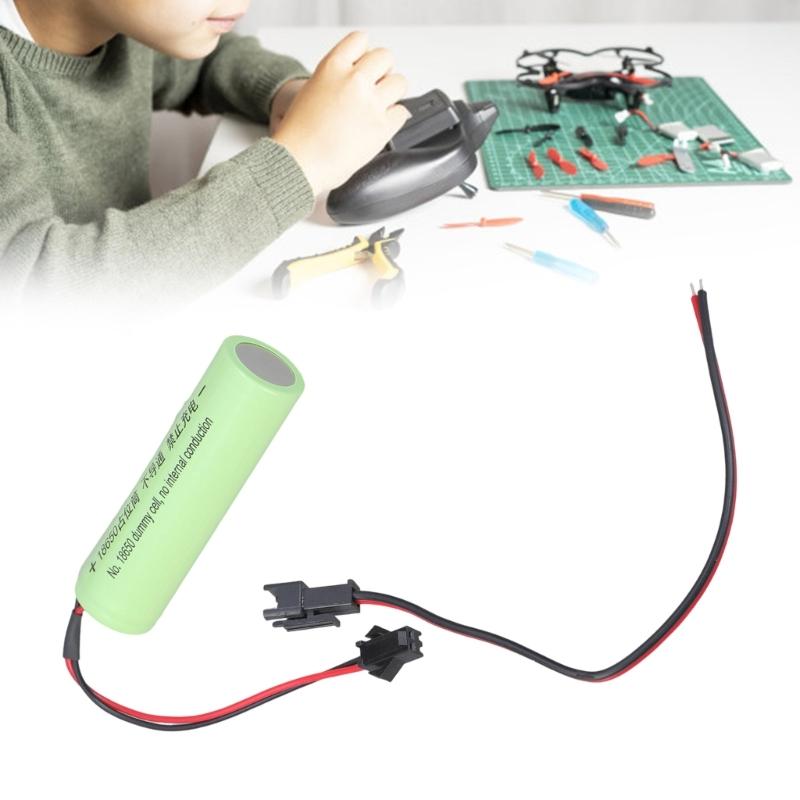 18650 Dummy Fake Battery Shell Placeholder Cylinder Conductor Connector for Electronic Device Power Conversion