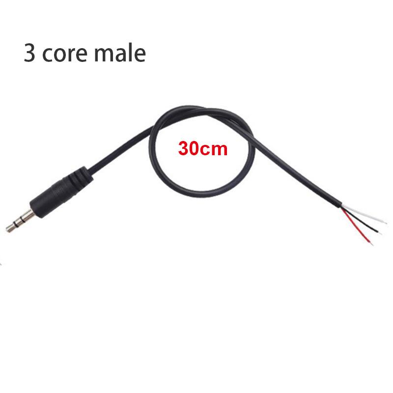 

Провод Micro USB 2.0 Type-C AUX Mono Connector Удлинительный кабель для блока питания Зарядное устройство Мужской-Женский 2-контактный 4-контактный кабель для передачи данных 3.5mm male 3core