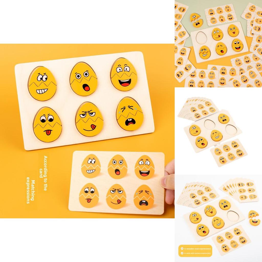 Expression Egg Puzzle Toy For Early Learning And Parentchild Interaction