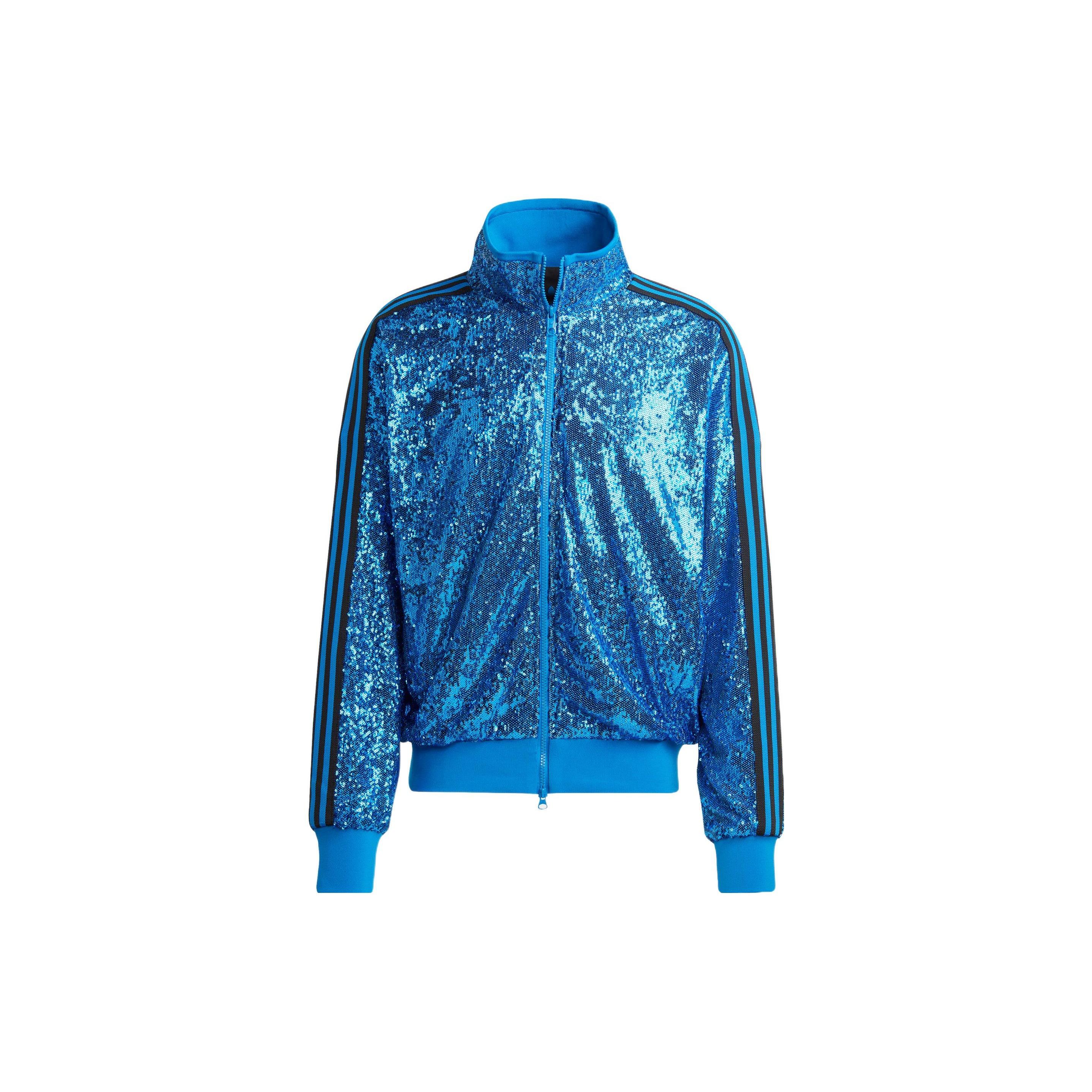 adidas originals Sequin Track Jacket Blue Men s IA2463 S