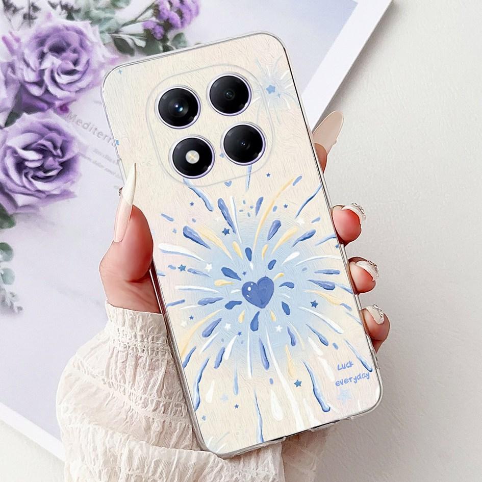 For Xiaomi Redmi Note 14 Pro 5G Case 2025 New Stylish Flower Soft Silicone TPU Phone Cover For Redmi Note 14 Pro+ Plus Protector