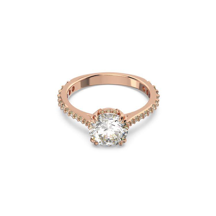 Swarovski Stilla Fashion Elegant Versatile Ring Women ring Rose-Gold 5642643 52