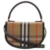 Burberry Vintage Karri Braune Satteltasche für Damen für den täglichen Gebrauch