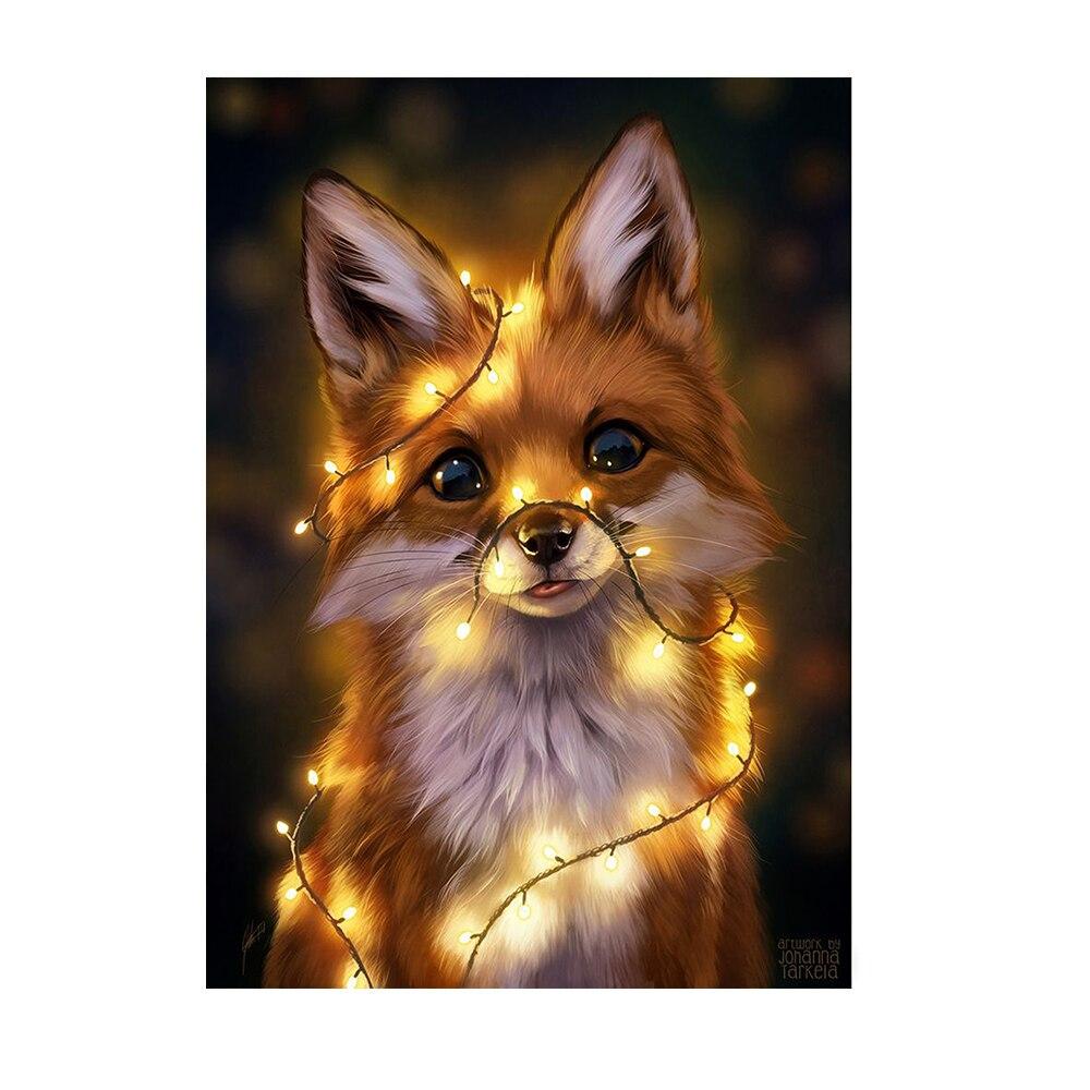 

5d Diy Алмазная картина Пейзаж Башня Круглая вышивка стразами Животное Полный мозаичный дизайн Вышивка крестом Домашнее украшение Full Round 40x50CM