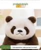 Chubby Giant Panda Plush Toy - Cuddly National Treasure Pillow Doll
