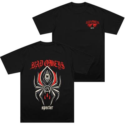 Bad Omens Spider Specter T-Shirt Men Women Fashion Summer Short Sleeve Harajuku Oversized T-shirts Casual Tops 100%Cotton Soft Tees Anime T-shirt