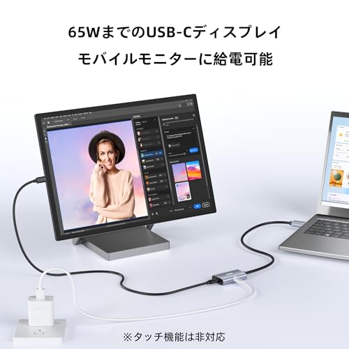 8K@30Hz/4K@144Hz HDMI To USB-C Converter Adapter, PD 65W Power Delivery Support, 0.5m Graph Encapsule, HDMI Male To Type-C Female, for Connecting Gami