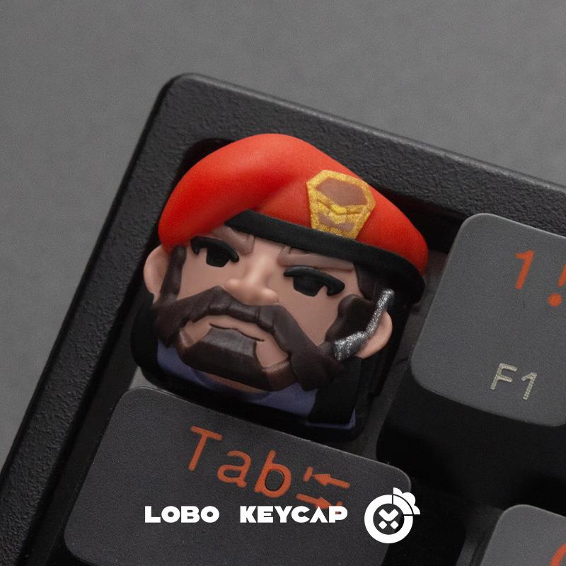 2025 VLRT Game Peripheral Products Q Version Cute Resin Keycap Esc Key Esports Room Decoration Festvial Toy Surprise Gifts