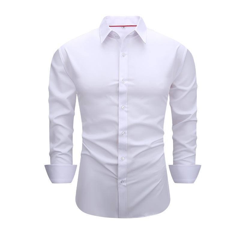 Men's Cross-Border Autumn/Winter Plaid Cotton Long-Sleeve Casual Business Shirt