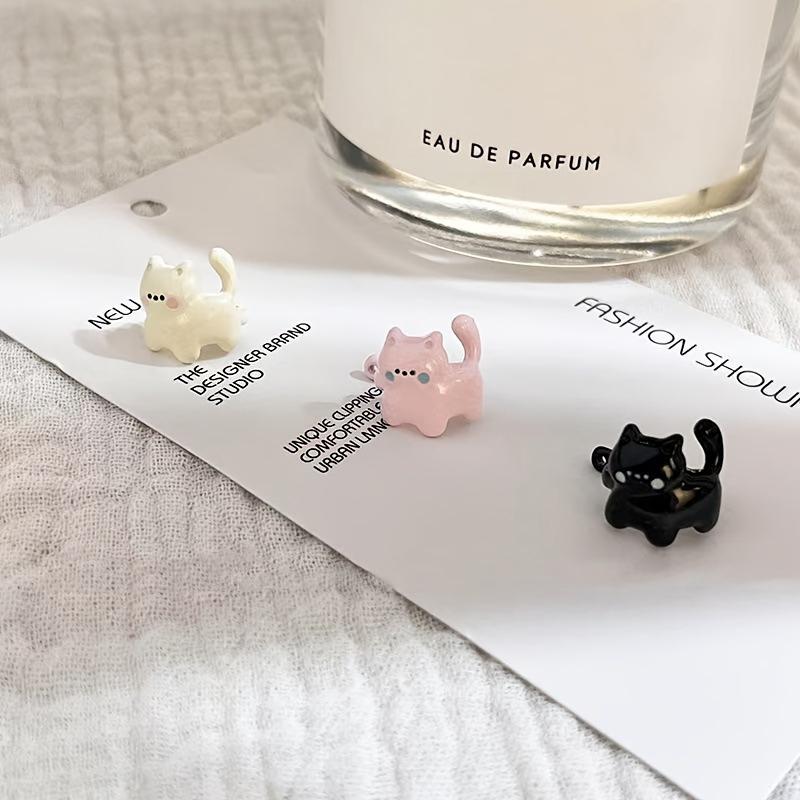 Cartoon Cat Ear Clip  Cute Soft Cute Sweet Girlish Heart Small Delicate No Ear Hole Earrings Fashionable High-Value Jewelry