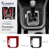 Carbon Fiber Style Interior Sticker for Subaru Forester 2025-2027 Gear Shift Panel LHD/RHD
