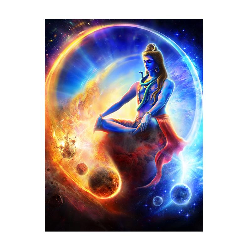 

Принты, современные настенные картины, модульная картина, домашний декор, абстрактная Индия, Будда, индуистские боги, Господь Шива, портретная живопись, плакаты 21x30cm No Framed