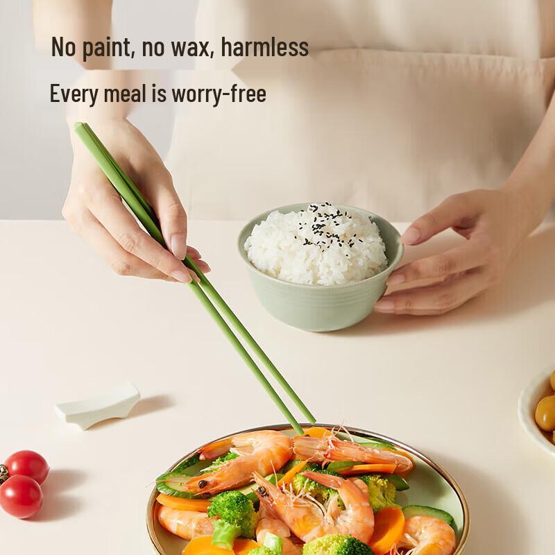COOKER KING Cream Style Ceramic Chopsticks