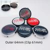 4pcs Car Wheel Center Hub Caps 64mm For OZ Racing Alloy Auto Wheel Rim Center Hub Cap 56mm OZ Badge sticker Styling accessories