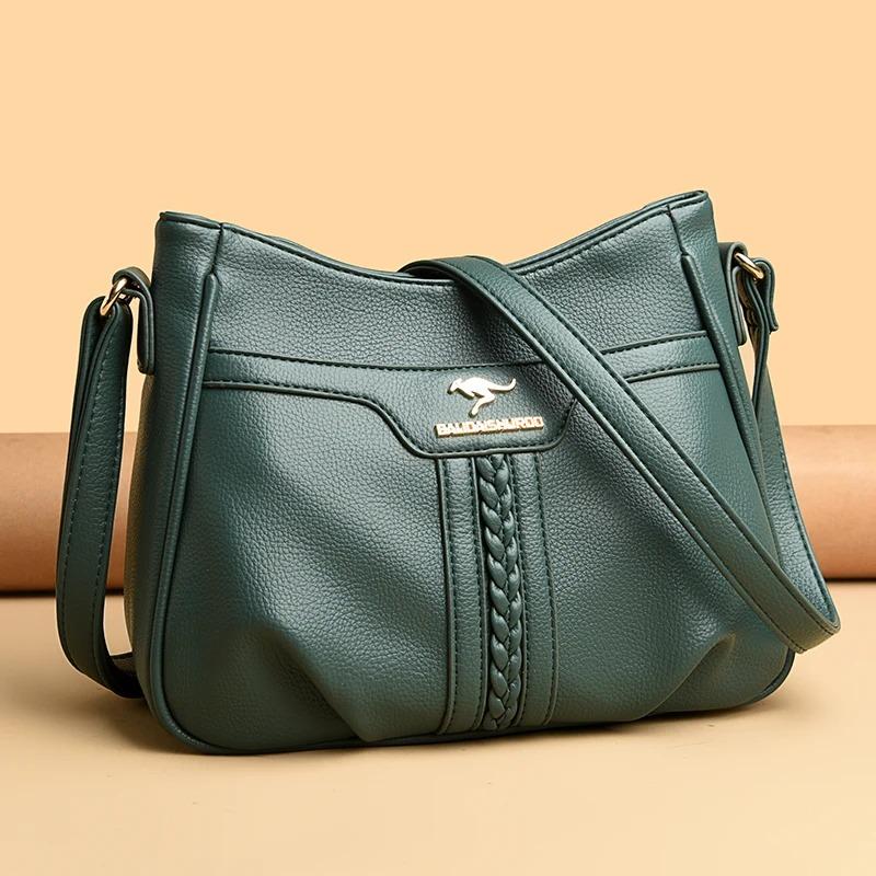 Einfache Retro Damen Schultertasche, Lässige Umhängetasche, Modische Damen Schultertasche, Geeignet für Alltag, Shopping, Pendeln