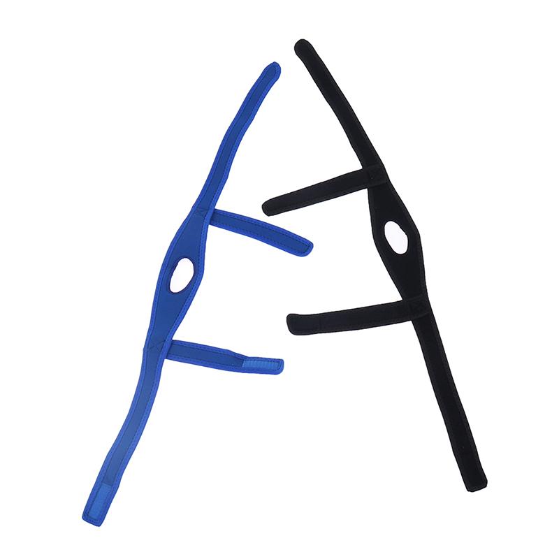 Εξωτερικός Ιμάντας Πηγουνιού Ελαφρύς Μαύρος και Μπλε Ιμάντες Ύπνου Ροχαλητού