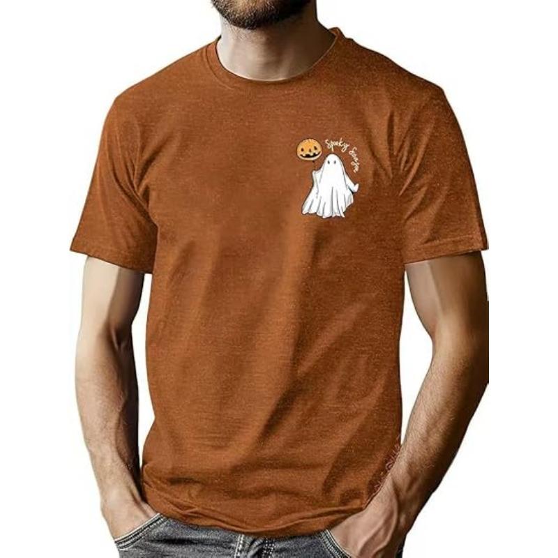 Модная мужская футболка с 3D цифровой печатью осенний Хэллоуин зимний День благодарения Рождественский узор 6XL 990₽