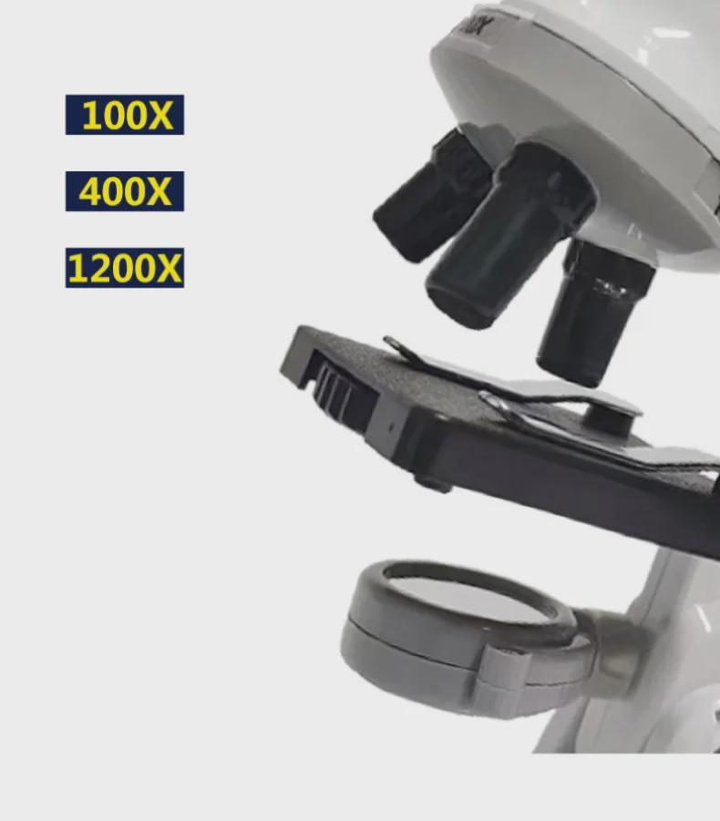 Children's Optical Microscope Set – 1200x HD for Science Experiments & Educational Use