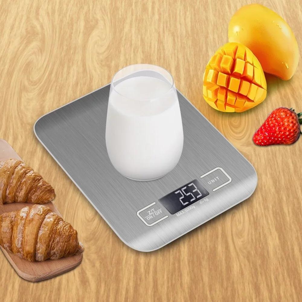 1g/0,1oz Edelstahl Elektronische Küchenwaage Schmuck Lebensmittel Snack Wägen Backwerkzeuge Haushalts Kochzubehör