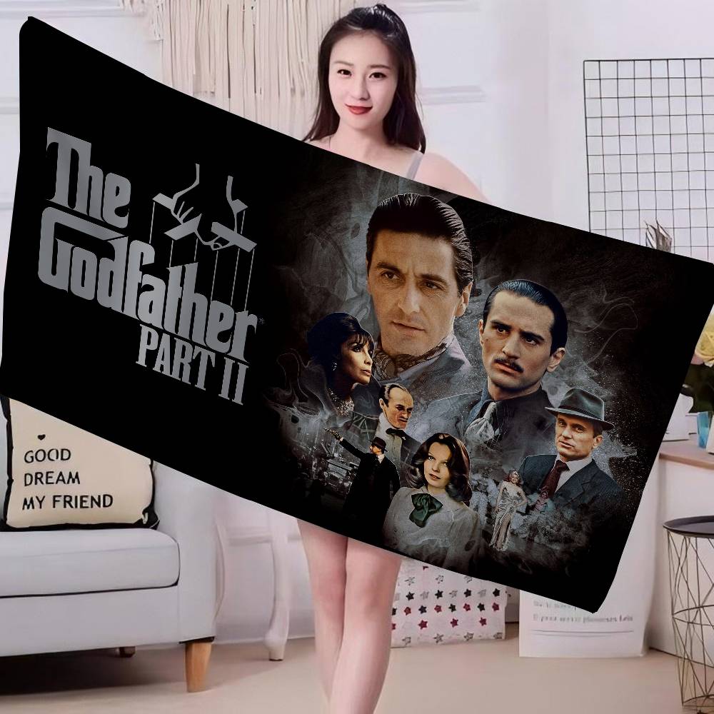 Classic Movie G-Godfather Microfiber Printed Beach Towel Mountain Climbing Yoga Beach Swimming Running Absorbent Soft Towel