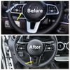 Car Glass Lift / AC Vent Outlet / Steering Wheel Decor Cover Trim ABS Accessories For Mercedes-Benz GLE GLS Gle320 450