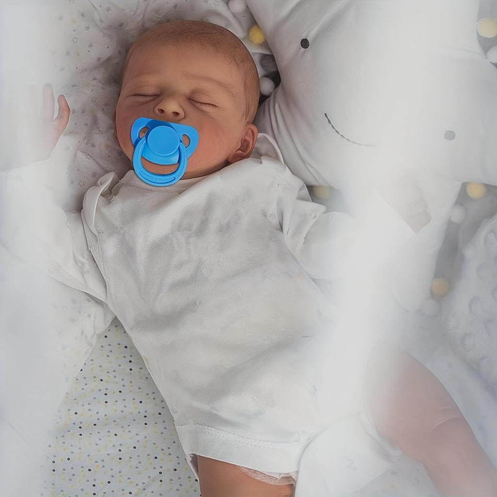 BZDOLL Like Real Reborn Sleeping Boy Baby Doll Toy 50 CM 20 Inch 3D-Paint Skin with Vein Soft Vinyl for Girl Cloth Body Handmade Art Bebe