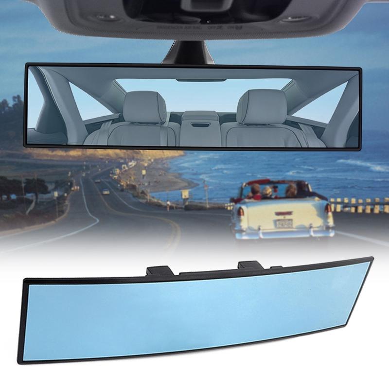 Specchietto Retrovisore Grandangolare Universale 30 Cm – Elimina I Punti Ciechi, Visione Ampia E Nitida. Fissaggio Con Clip Anti-vibrazione, Adatto A SUV, Auto, Camion. Facile Da Installare, Migliora La Sicurezza Di Guida.