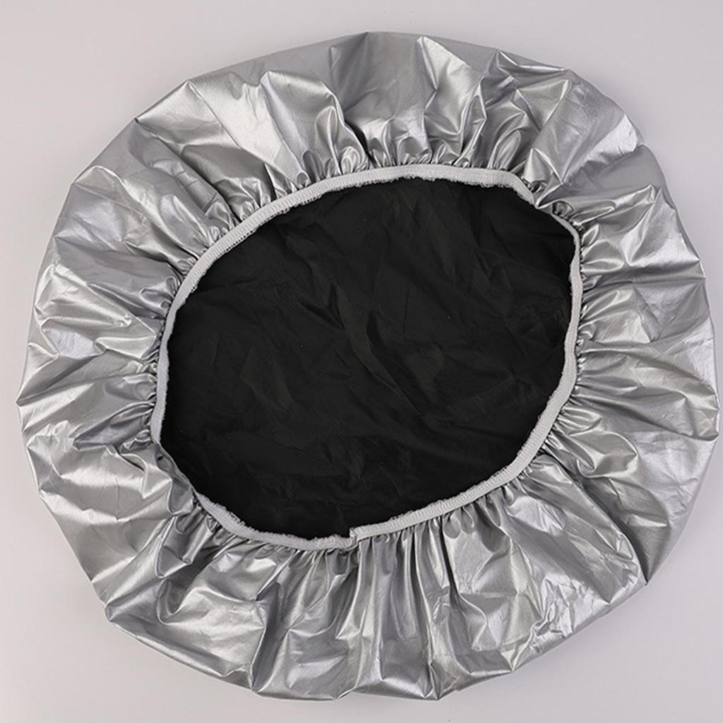 42cm Car Steering Wheel Sun Block Silver Coated Cloth Sun Shade Cover Auto Steering Wheel Sheath Sunscreen Insulation Accessorie