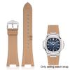 Horlogebanden en accessoires voor Patek Philippe Nautilus 5711 5712 5726 5980 vloeibare siliconen horlogeband 25mm-12mm Armband