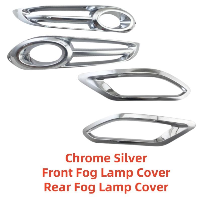 Car Chrome Fog light Decoration Accessories Front Fog Lamp Cover Trim Paste Style For Honda HRV Vezel 2014 2015 2016 2017 2018