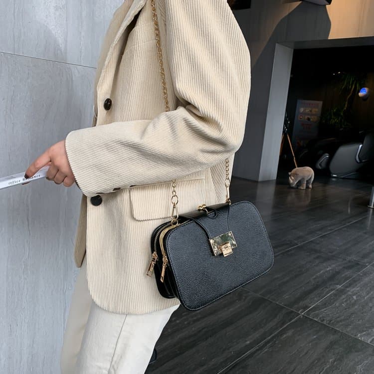 New Chain Small Square Bag Women's Shoulder Messenger Bag