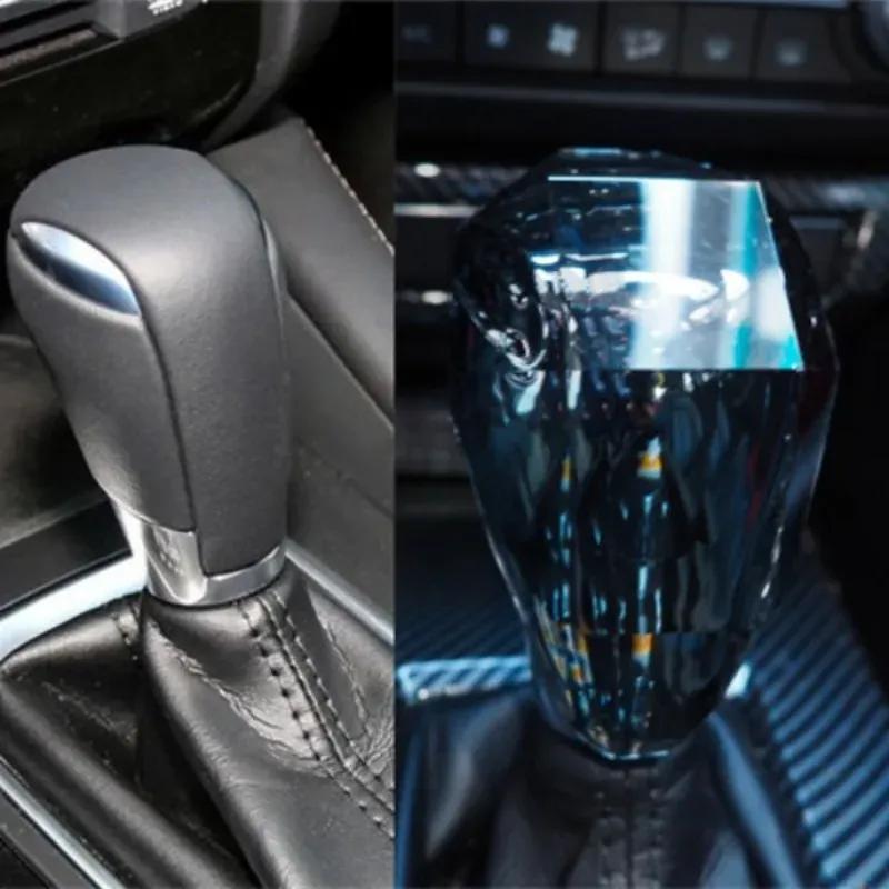 Car Gear Lever Trim Interior Accessories Tools For Mazda 3 Axela/Atenza/CX4/CX5/CX30 Crystal Gear Shift Knob Cover, Fit