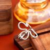 Stainless Steel Adjustable Open Ring - Colorfast Titanium Jewelry