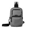 New casual men's chest bag, large capacity waterproof chest bag, outdoor sports single shoulder crossbody bag