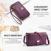 Floral Leather Wallet Case for Samsung Galaxy A05-A71 / S24-S25 series...with Detachable Shoulder Strap