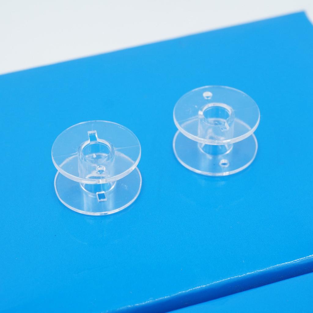 Nähmaschinenspulen aus Kunststoff für Bastelnähmaschine Zubehör Nähmaschinenspulenkapsel und Nähmaschinenspulen Set