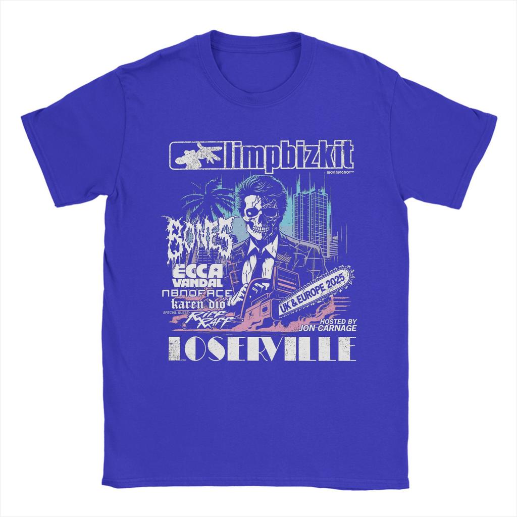Limp Bizkit Tour 2025 T Shirts Men's  Cotton Funny T-Shirt Crewneck  Tees Short Sleeve Tops 4XL 5XL 6XL