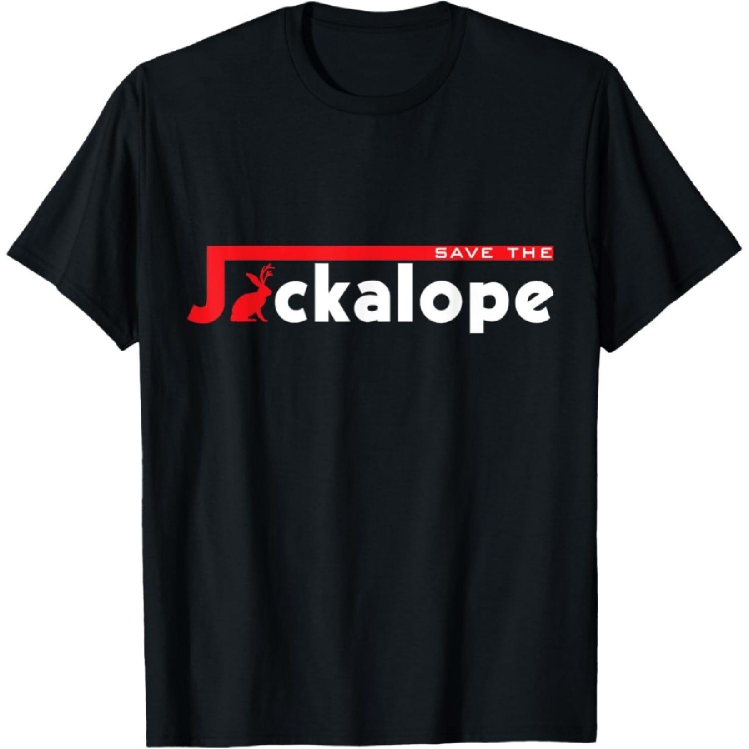 Save The Jackalope Cryptid Jackrabbit Rabbit Bunny T-Shirt(17) XXXXXL