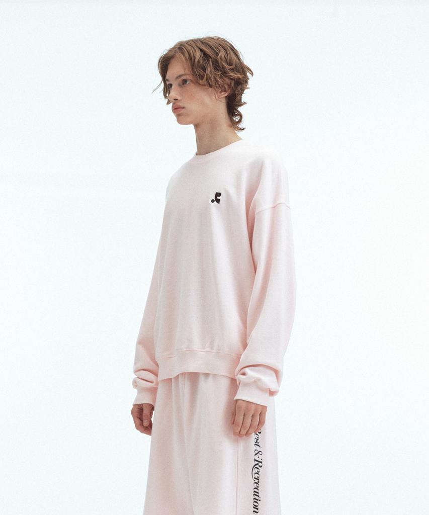 REST&RECREATION Oversized Logo Sweatshirt - Pink