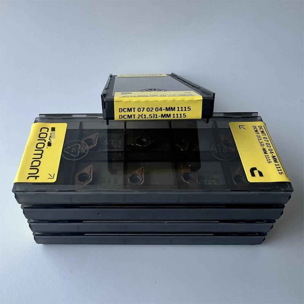 DCMT070204-MM 1115 / Industrial indexable Carbide Inserts 10 Pcs