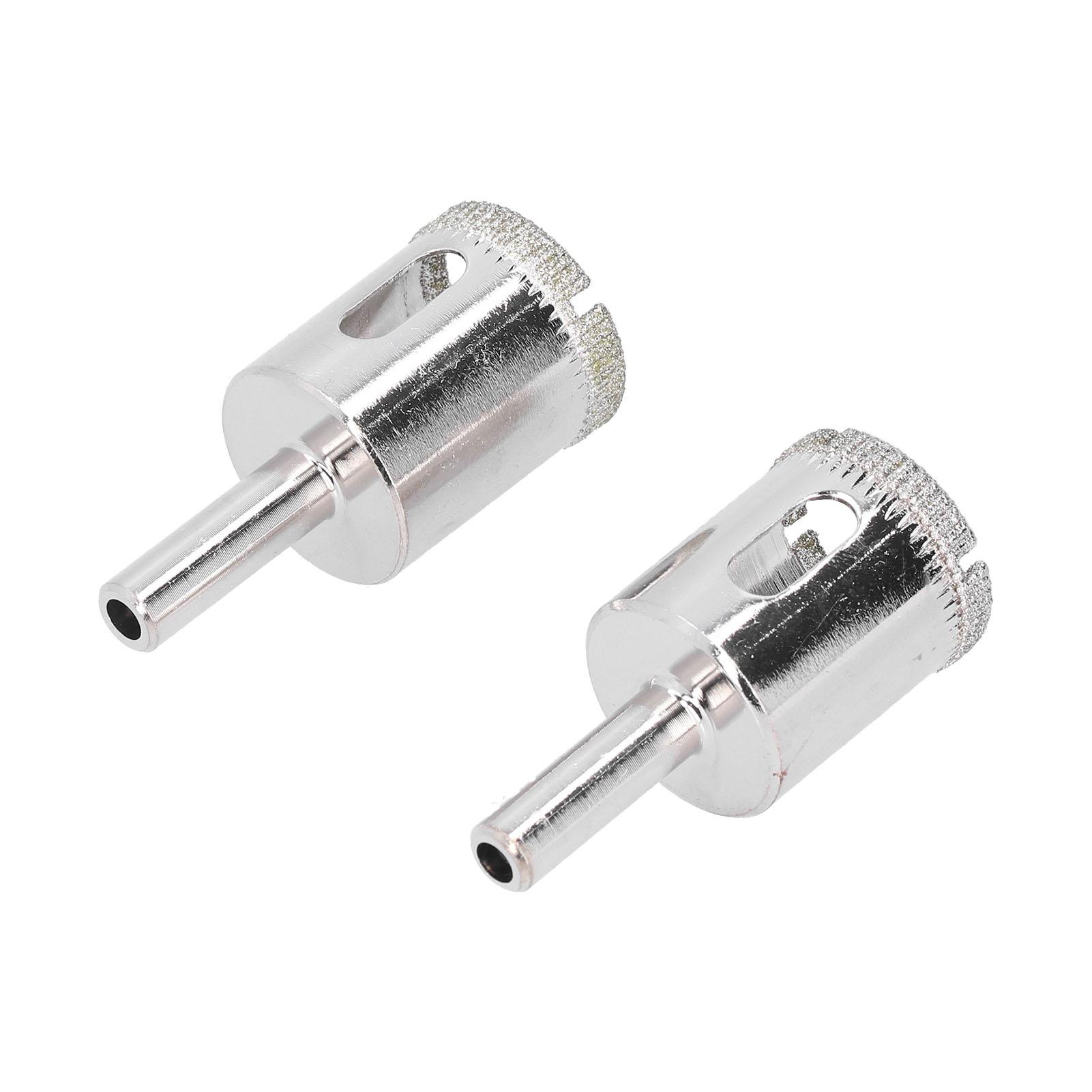 

2 шт. Кольцевая пила Износостойкая Экономящая время Высокоэффективная Сверло для керамической плитки для керамической плитки