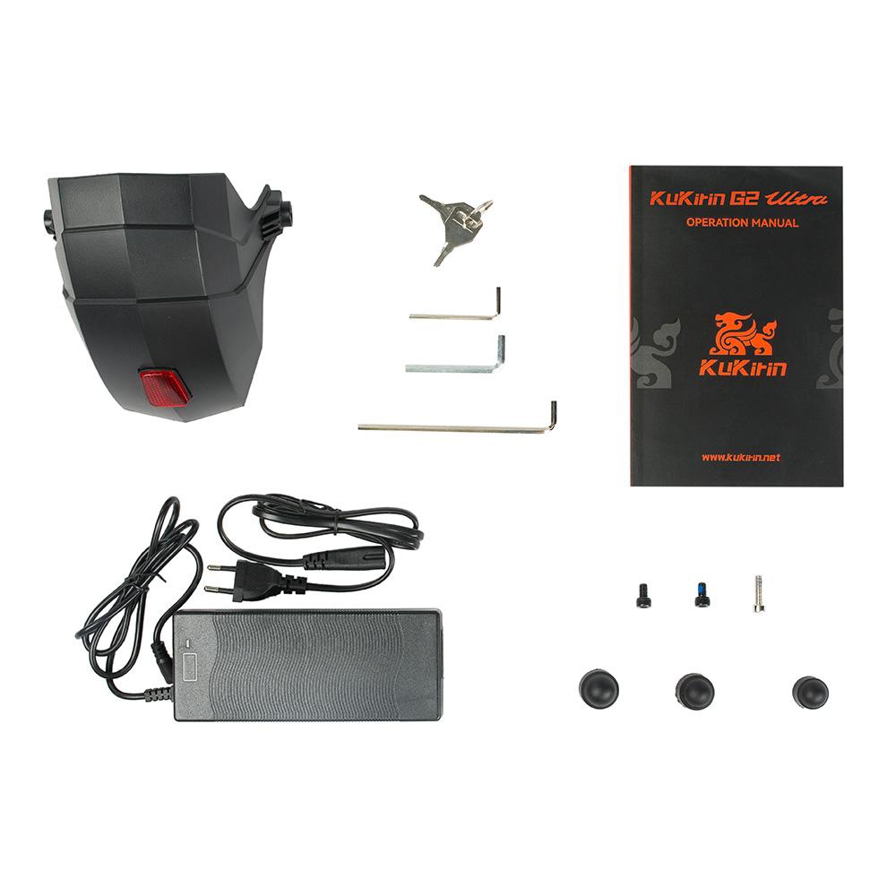 KuKirin Skládací elektrická koloběžka G2 Ultra, 800W*2 motor, 48V 18Ah baterie, 10palcové pneumatiky, maximální rychlost 50 km/h, maximální dojezd 55 km