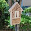 Multifunctional Wooden Insect Hotel for Garden Butterflies & Bees