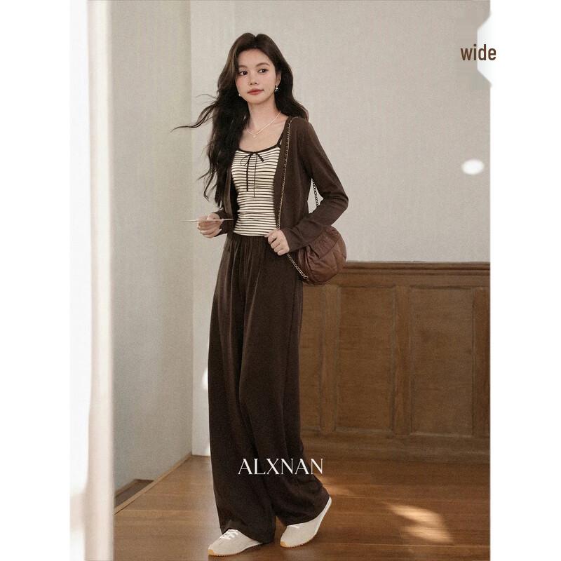 Luxiangnan Contrast Striped Knit Camisole Vest