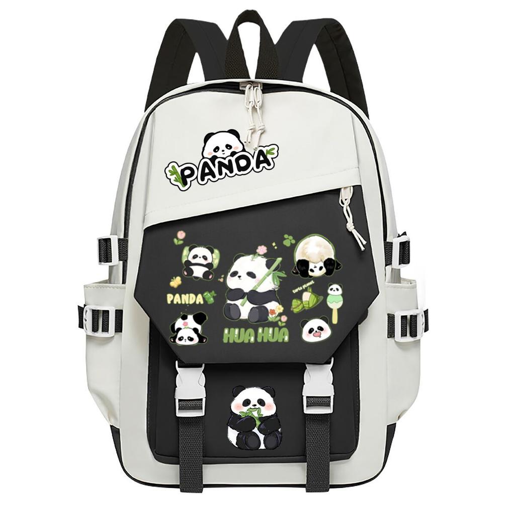 Panda Huahua Large Capacity Lightweight Casual Backpack High Value Simple Student School Bag